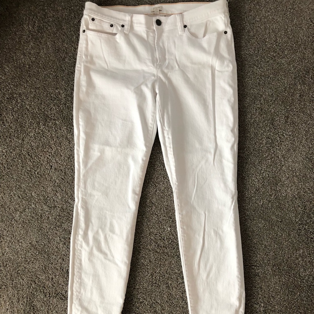 JCREW White Denim